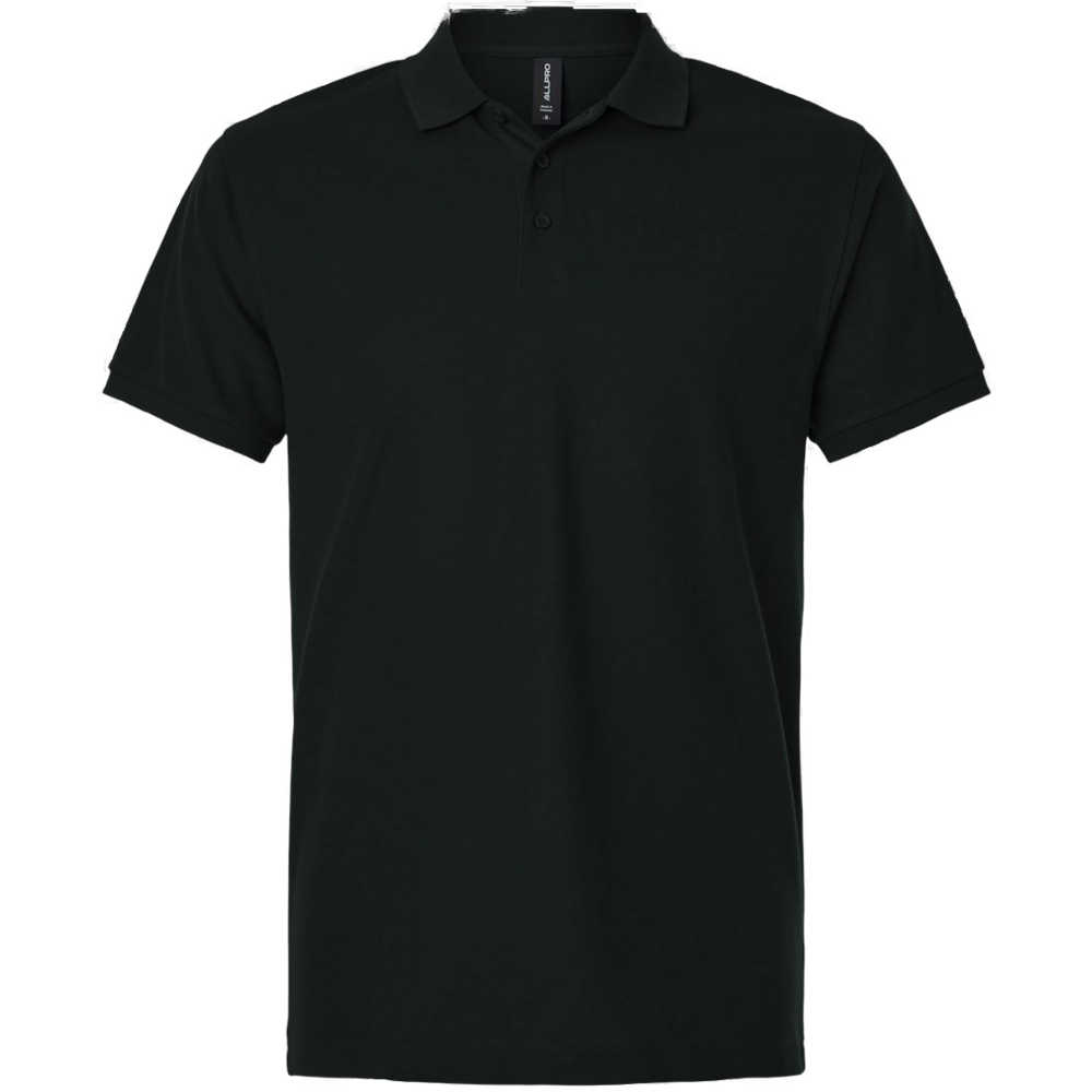 North 2 South Men's Pique Polo - Black