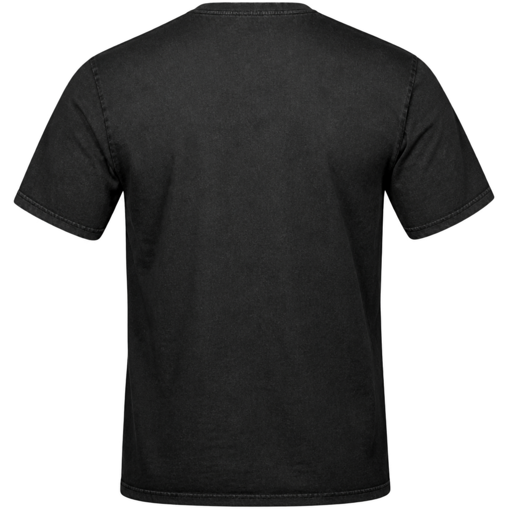 HORIZON - Vintage Wash Cotton Crewneck T-Shirt — back
