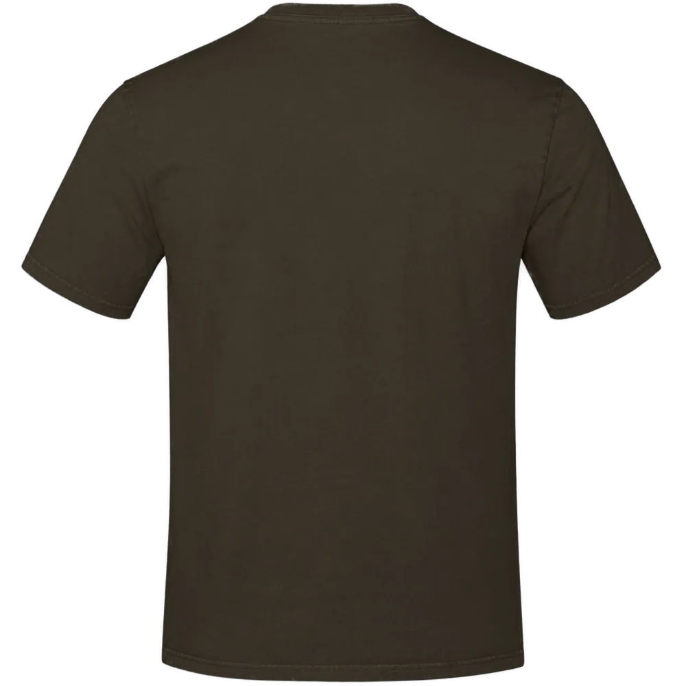 HORIZON - Vintage Wash Cotton Crewneck T-Shirt — back