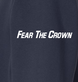 Markham Royals Crown Logo Youth Pullover Hooded  Sweatshirt in Navy